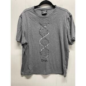 Cycology Men's T-Shirt Size XL DNA Gray color Biking Cycling